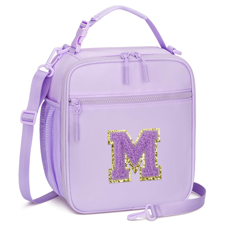 Initial Insulated Lunch Bag for Girls Kids