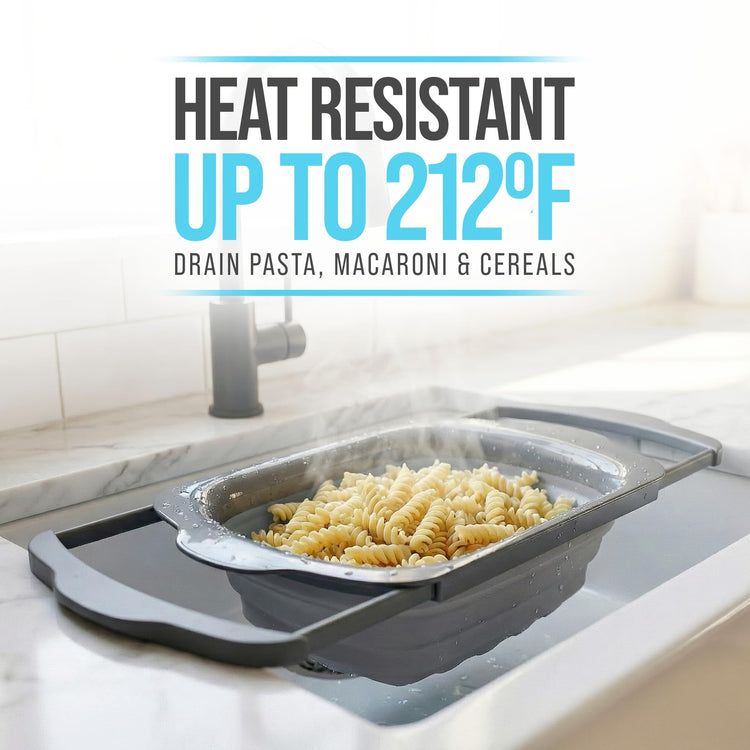Gray Collapsible Silicone Over