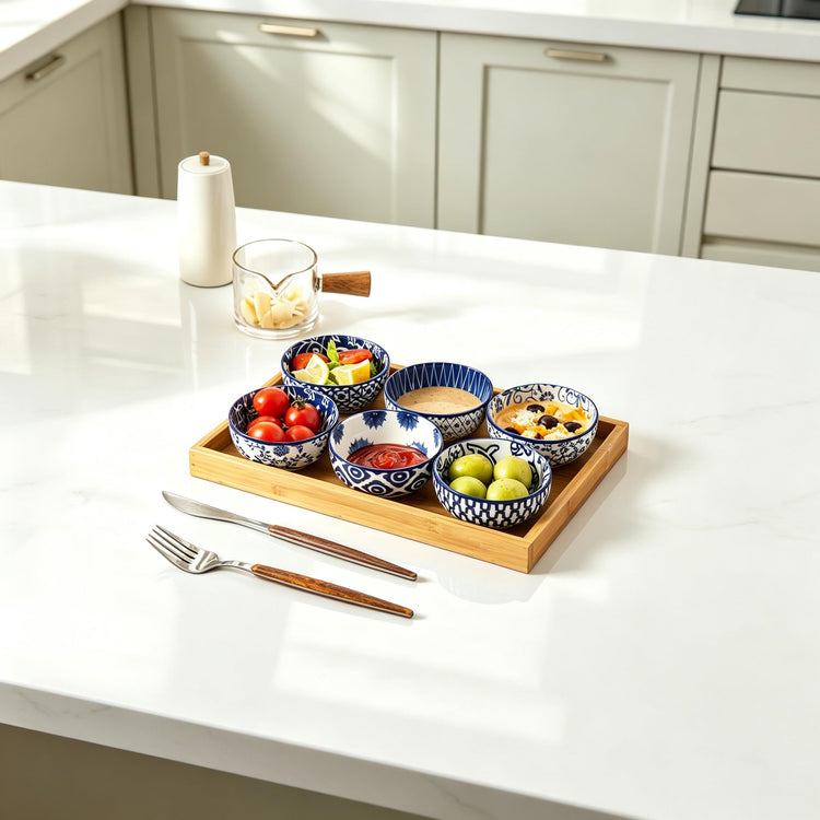 4 Oz Ceramic Mini Dipping Bowls Set of 6 (6 Count)