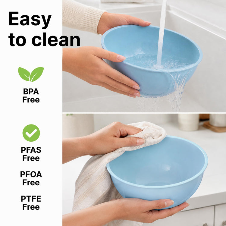 12 Piece Plastic Mixing Bowls with Lids Set (452.48 Count)