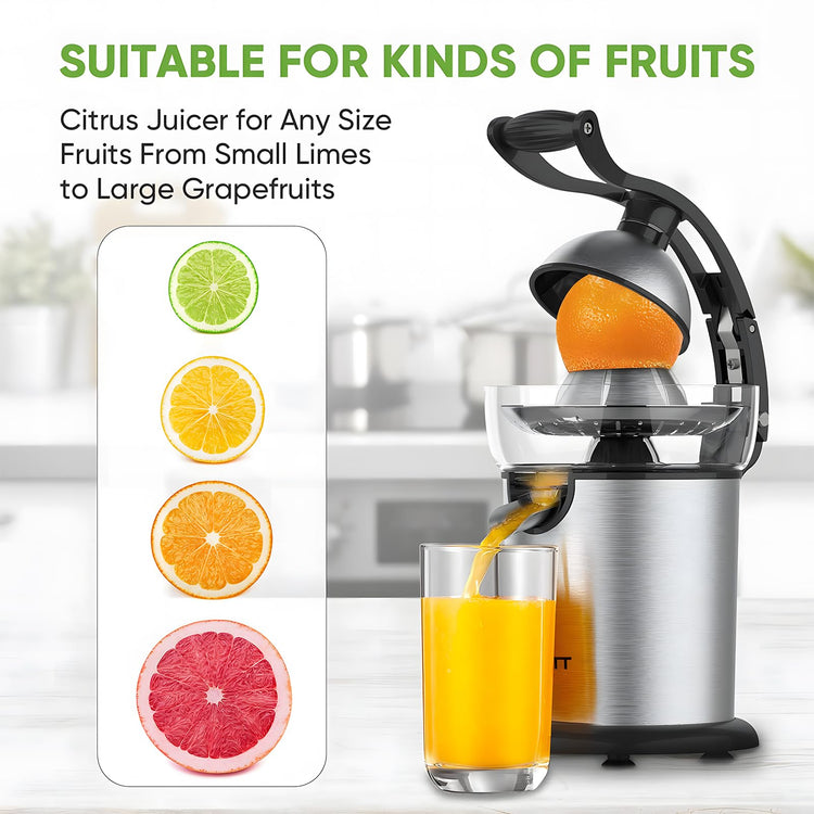 Electric Citrus Juicer Squeezer Stainless Steel