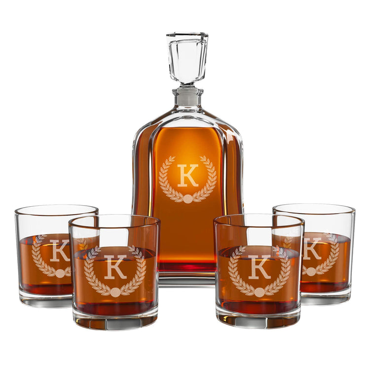 Personalized Whiskey Decanter Set