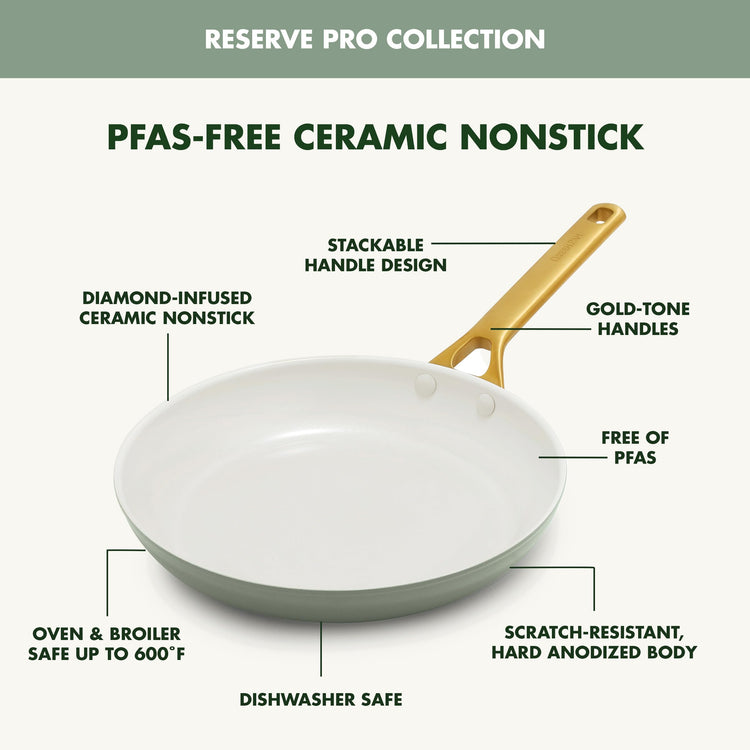 Nonstick Reserve Pro 10 Piece Cookware Set