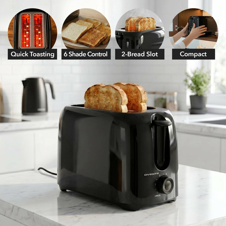 Electric 2 Slice Toaster Machine 6