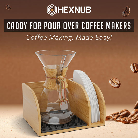 Pour Over Caddy for Chemex Bodum Cosori Coffee Makers Black