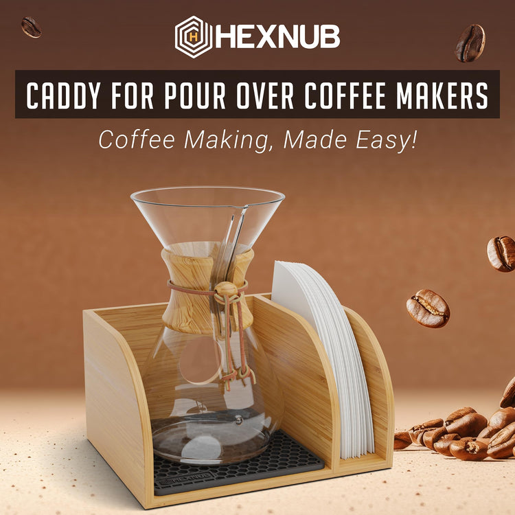 Pour Over Caddy for Chemex Bodum Cosori Coffee Makers Black