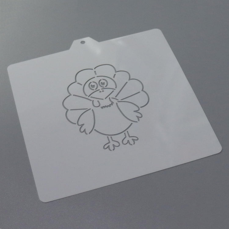 Thanksgiving Turkey Cookie cutter and stencil set Baking stencils and cutters bundle DIY bakery decorating kit Thanksgiving Cookie cutter with stencils Icing stencil and cookie cutter combo(Turkey)