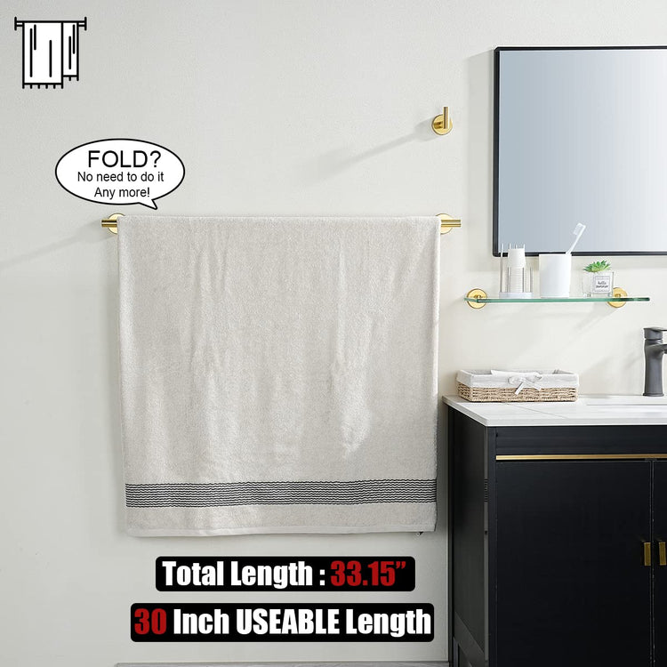 Gold Towel Bar