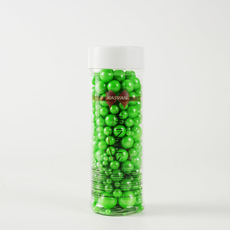 Halloween Green Pearl Sugar Sprinkles (4.58 Ounce)