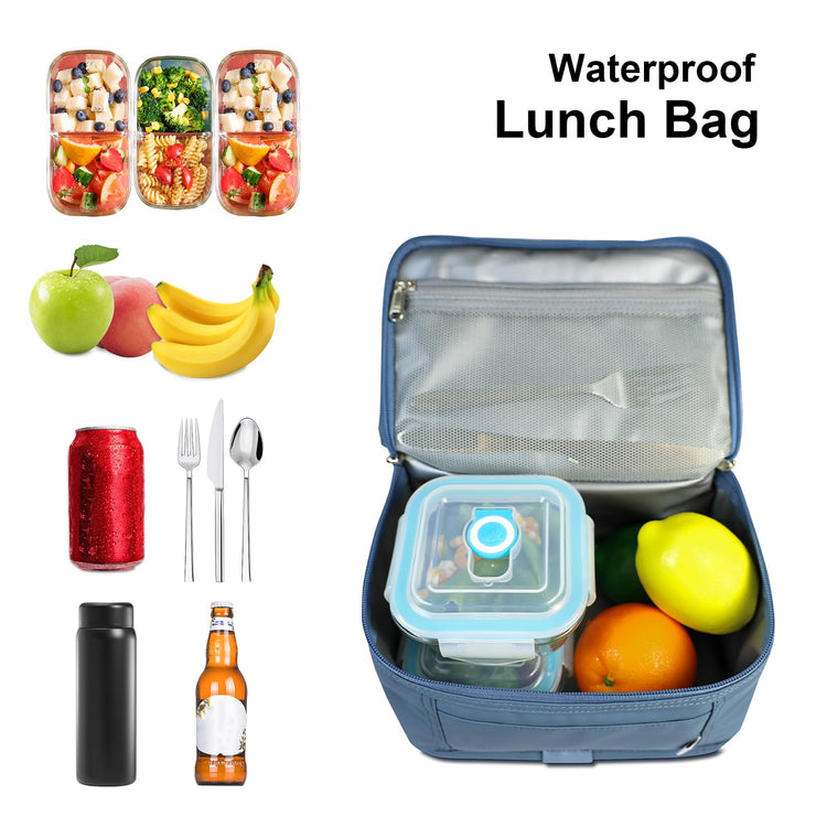 NOL Small Lunch Bag Mini Lunch Box Insulated Lunch Bag for Men