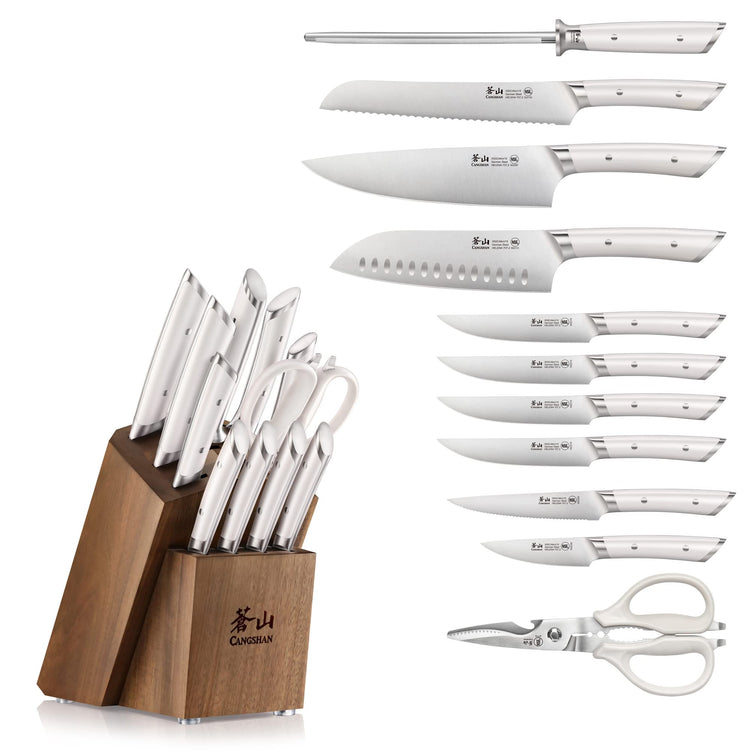HELENA Series German Steel Forged Knife Block Set