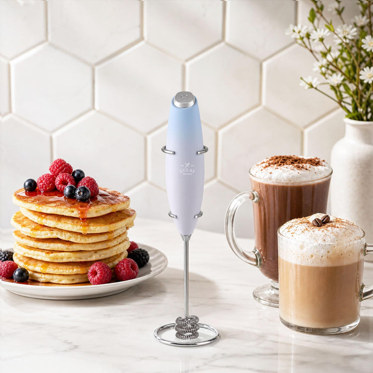 Powerful Milk Frother Wand With Duracell Batteries