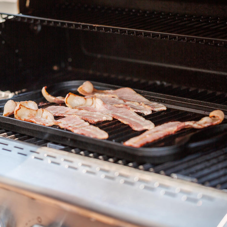 2 in 1 Reversible Cast Iron Griddle for Gas Grill