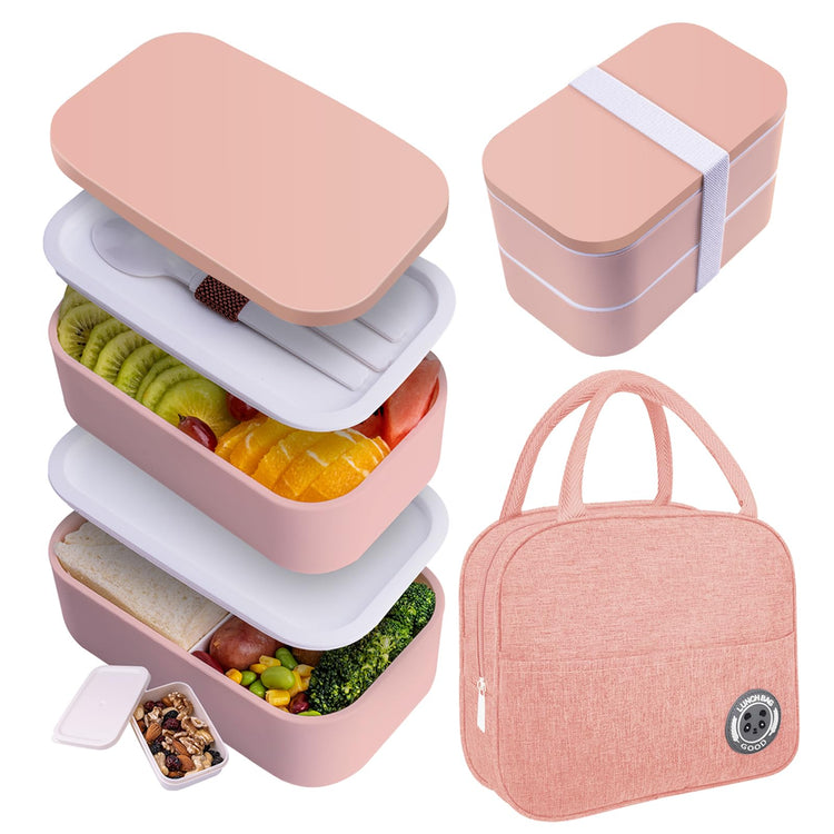 Bento Box with Lunch Bag Microwavable All