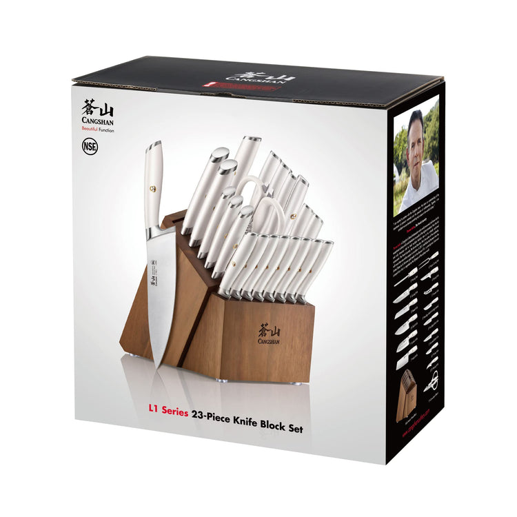 L1 Series 23 Piece Classic Knife Block Set (23 Count)