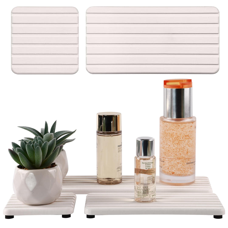 Set of 4 Bathroom Vanity Tray (4 Count)