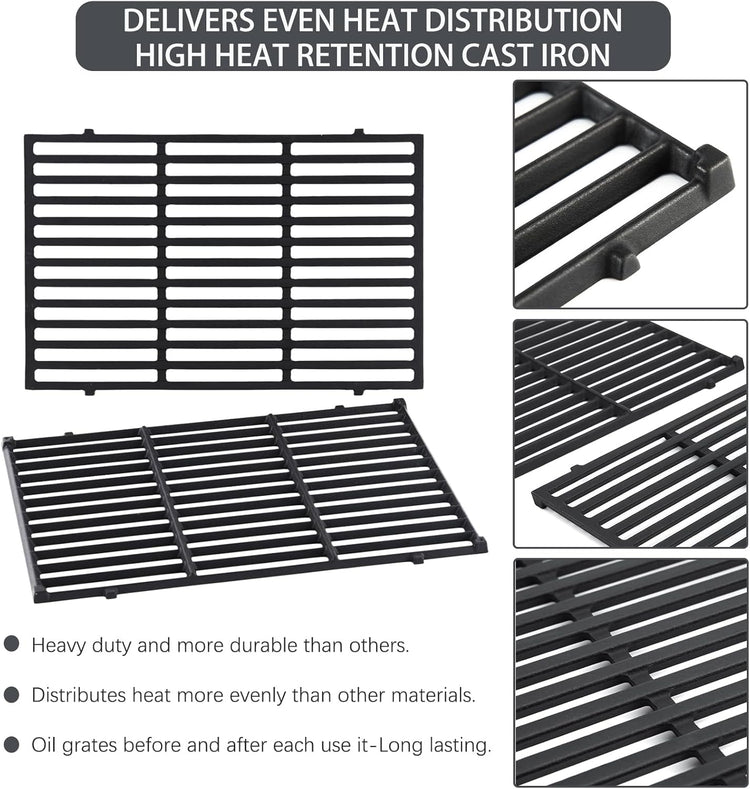 Genesis E-330 4 Burner 62752 7524 Grates 7620 7621 Flavorizer Bars 65505 Heat Deflectors Replacement Parts for Weber Genesis Grill Parts 300 Series E-310 E-320 S-310 S320 S-330 EP-310 EP-320 EP-330