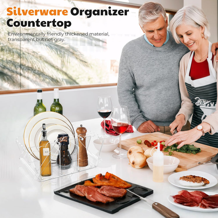 Scalloped Silverware Organizer