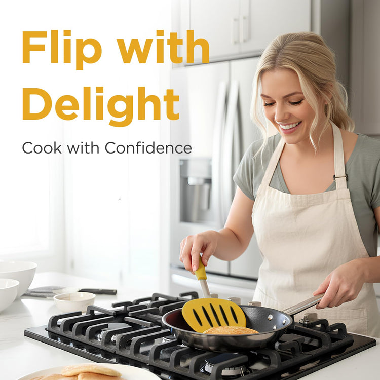 WaltzGrip Platinum Silicone Pancake Spatula Turner