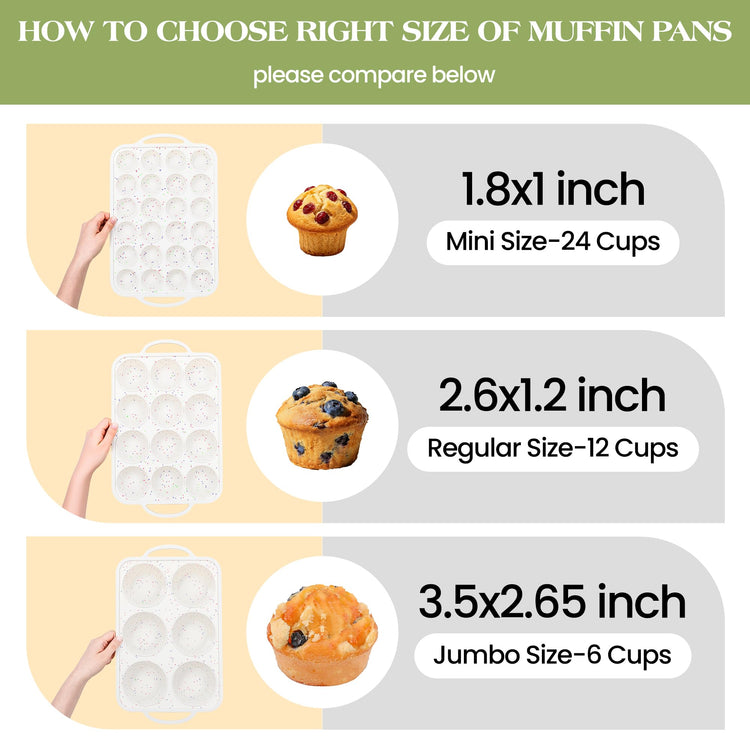 Silicone Muffin Pan with Metal Frame