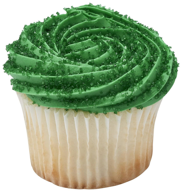Green Sanding Sugar for Baking Edible Sparkling Coarse Sugar Crystals Sprinkles for Baking Topping Cake Cookie Cupcake Topper Ice Cream Decoration Supplies 3.2 OZ