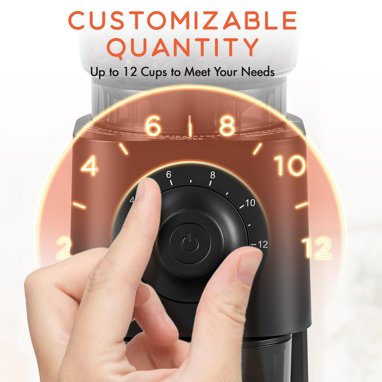 Conical Burr Coffee Grinder Electric