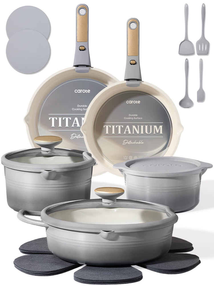 20pcs Titanium Cookware Set