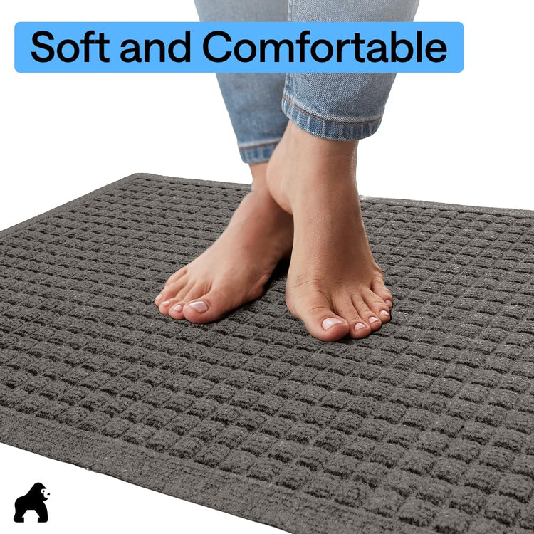 Ultra Absorbent Front Door Mat Outside Entrance 47x35