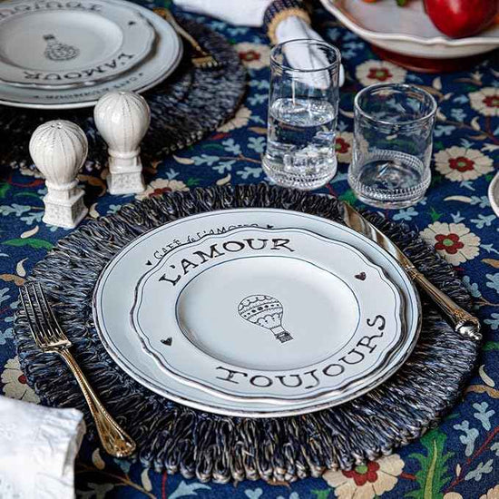Juliska L'Amour Toujours Dessert/Salad Plate Set of 4