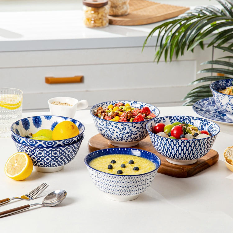 24 Oz Ceramic Soup Bowls Set of 6 (6 Count)