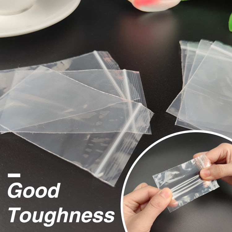 200Pcs 3x5 inch Plastic Zip Bags (200 Count)