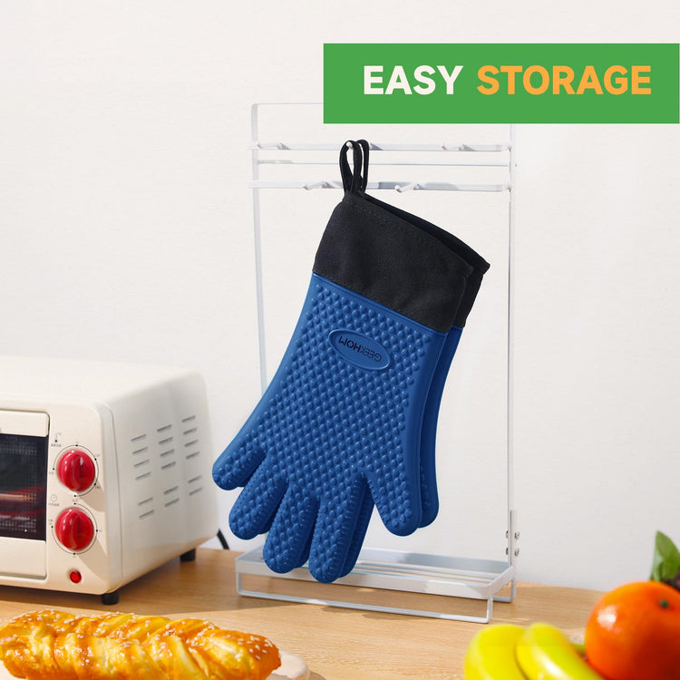 BBQ Gloves Heat Resistant Oven Mitts (2 Count)
