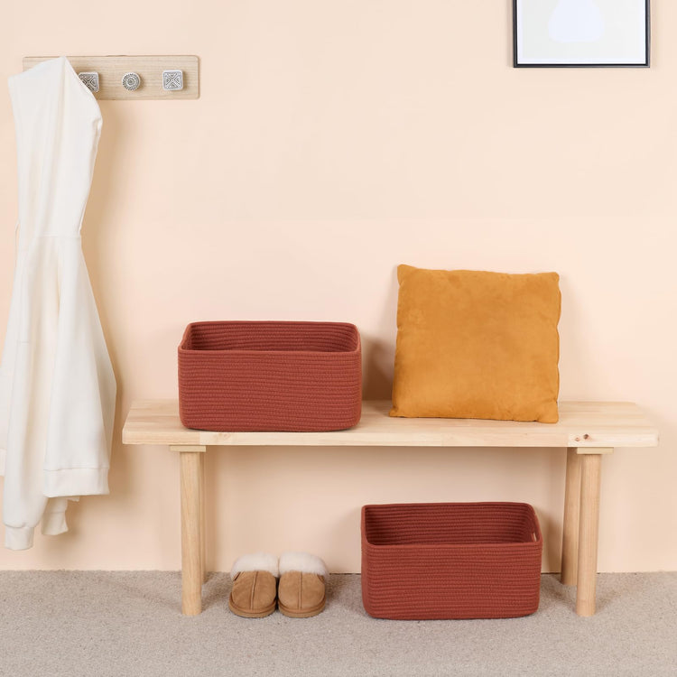 Large Storage Baskets for Organizing (4 Count)