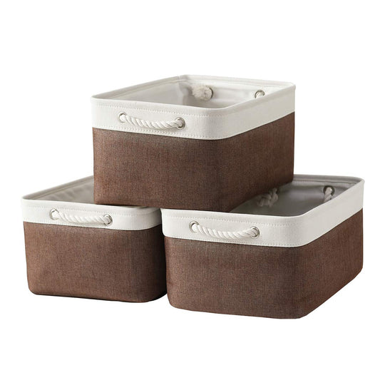 Large Storage Baskets for Shelves (3 Count)