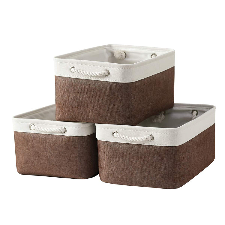 Large Storage Baskets for Shelves (3 Count)