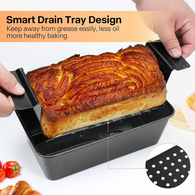 Meatloaf Pan with Drain Tray (2 Count)