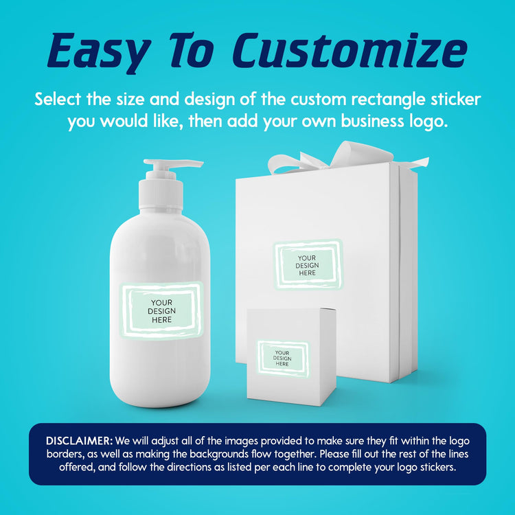 100 Custom Vinyl Stickers (100 Count)