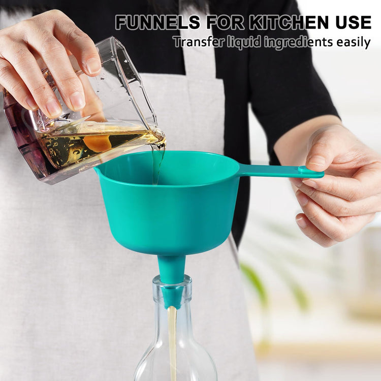 Stackable 10 Piece Measuring Cups and Spoons Set with Lids (10 Count)