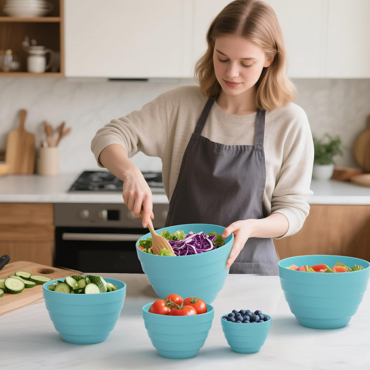 Mixing Bowls with Lids (5 Count)