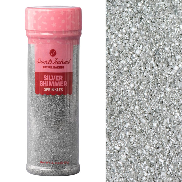 Silver Decorating Sugar (5.11 Ounce)
