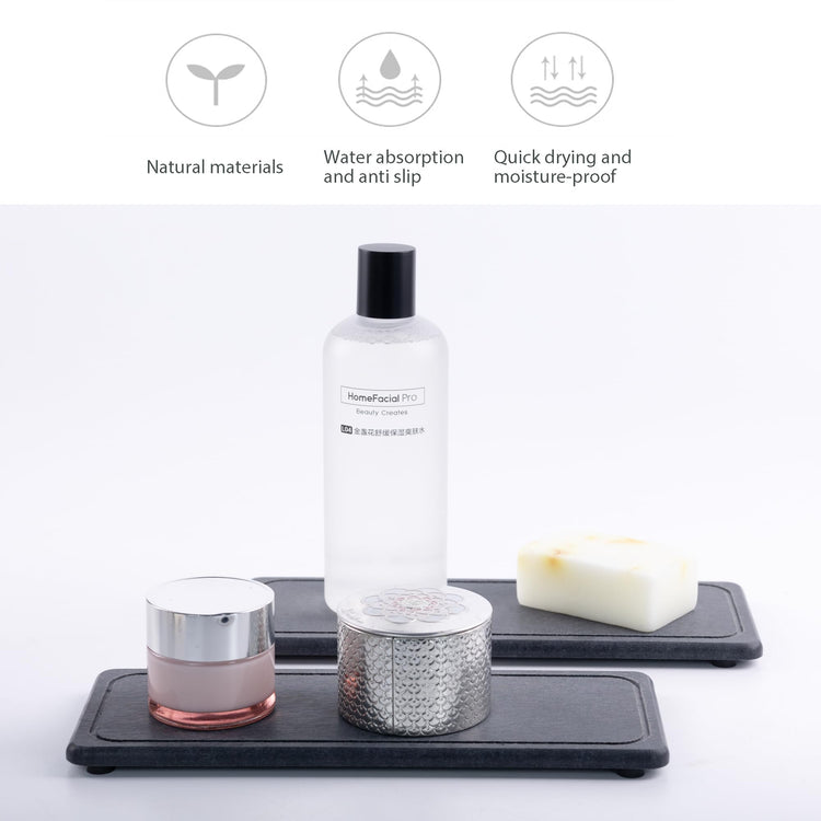 2 Pcs Sink Stone Soap Trays (2 Count)