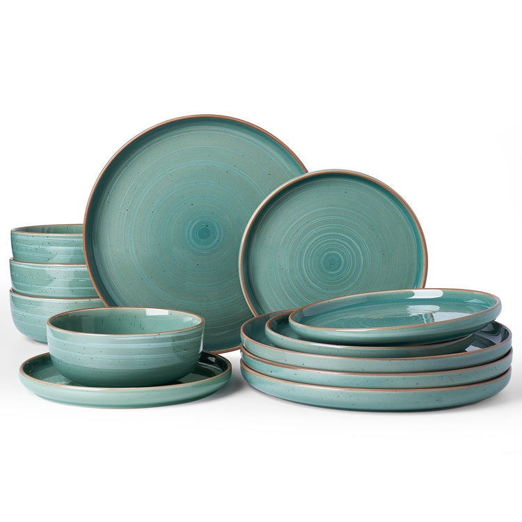 Meteor 12 Piece Stoneware Dinnerware Set (4 Count)
