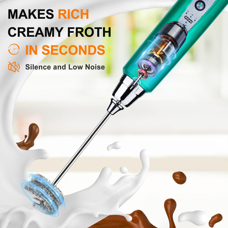 Handheld Milk Frother Wand for Coffee