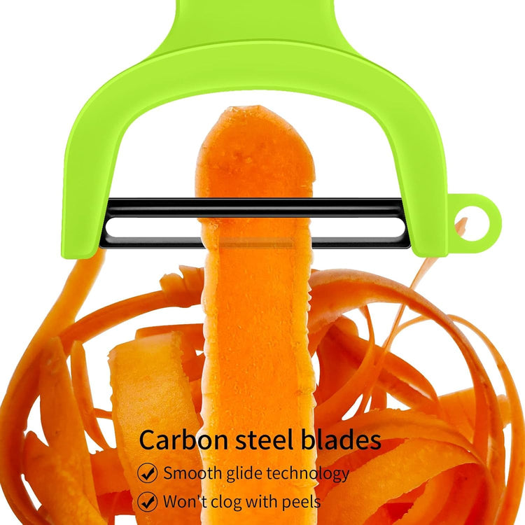 Original Vegetable Fruit Peeler Carbon Steel Blade 3 Pack Red (3 Count)