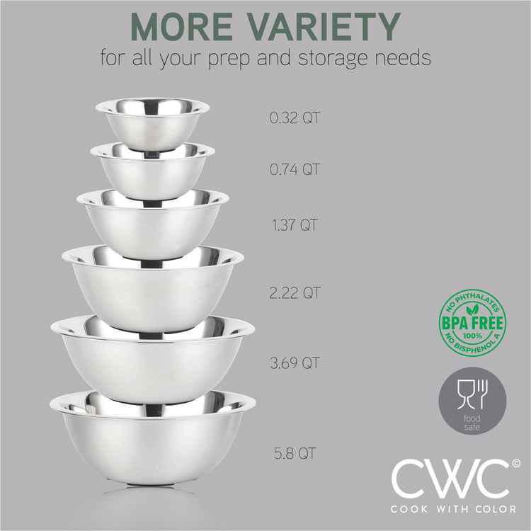 Stainless Steel Mixing Bowls Set