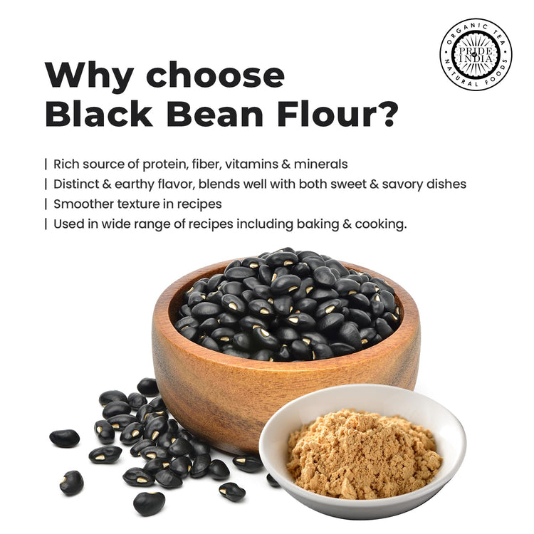 Black Bean Flour 1 lbs (16 Ounce)