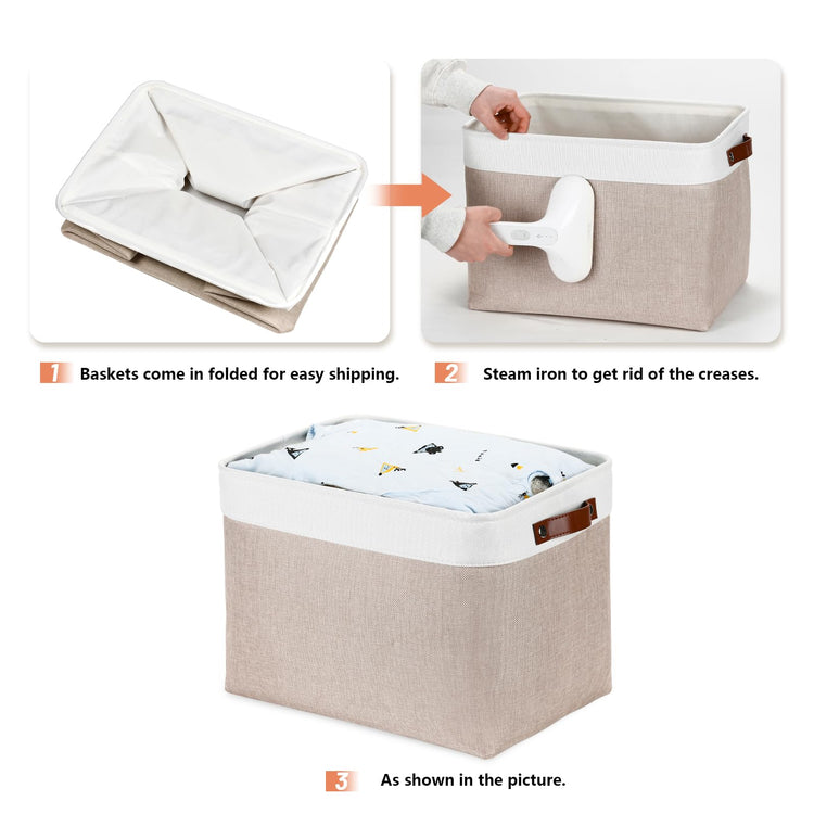 Fabric Storage Bins (3 Count)
