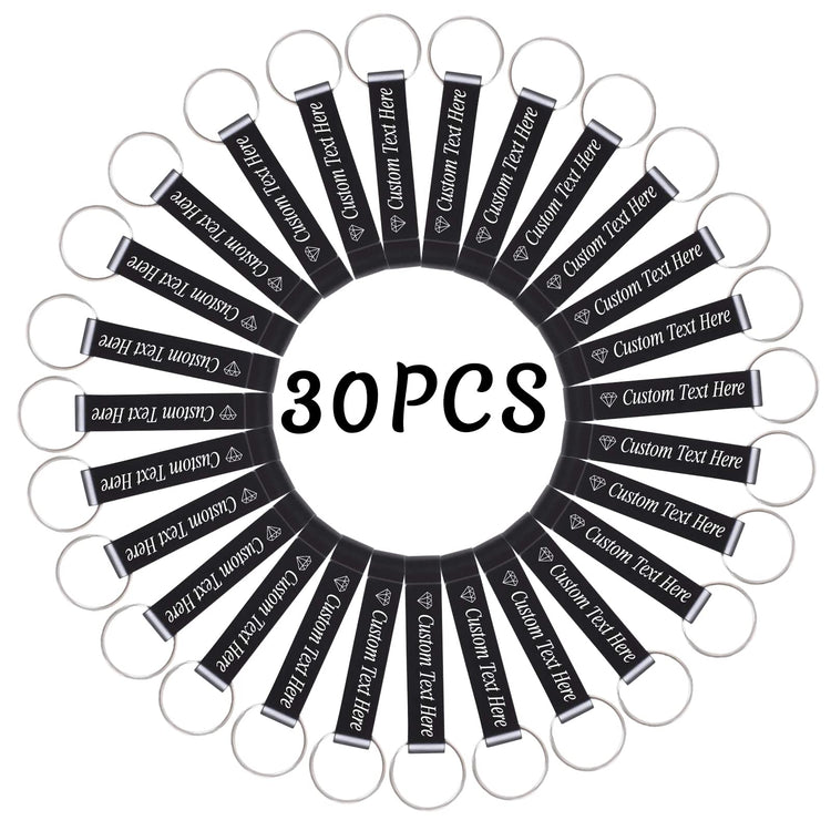 30PCS Personalized Bottle Opener Keychain Bulk Custom Beer Bottle Opener with Logo Text Engraved Wedding Bottle Opener Favors Customized Gifts for Guests Baby Shower Birthday Party