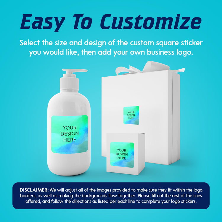 100 Custom Vinyl Stickers (100 Count)