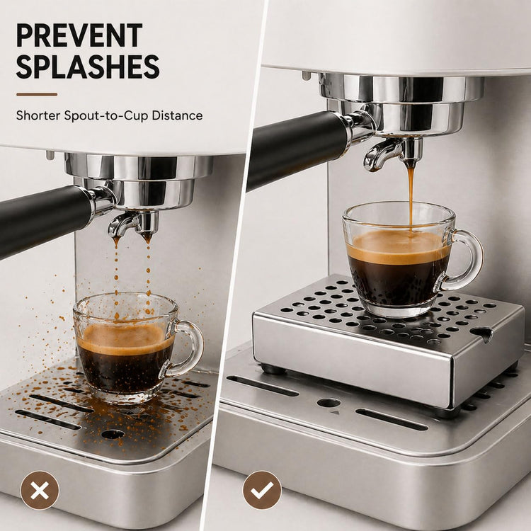 Anti Splash Espresso Cup Riser Stand for Espresso Machines